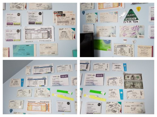 Ticket collage