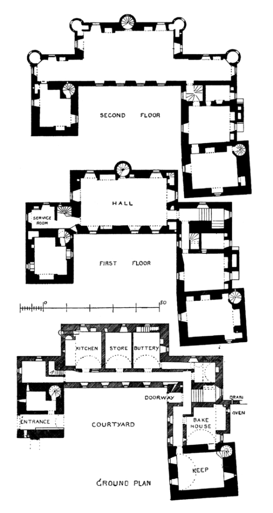 Newark Castle floor plan